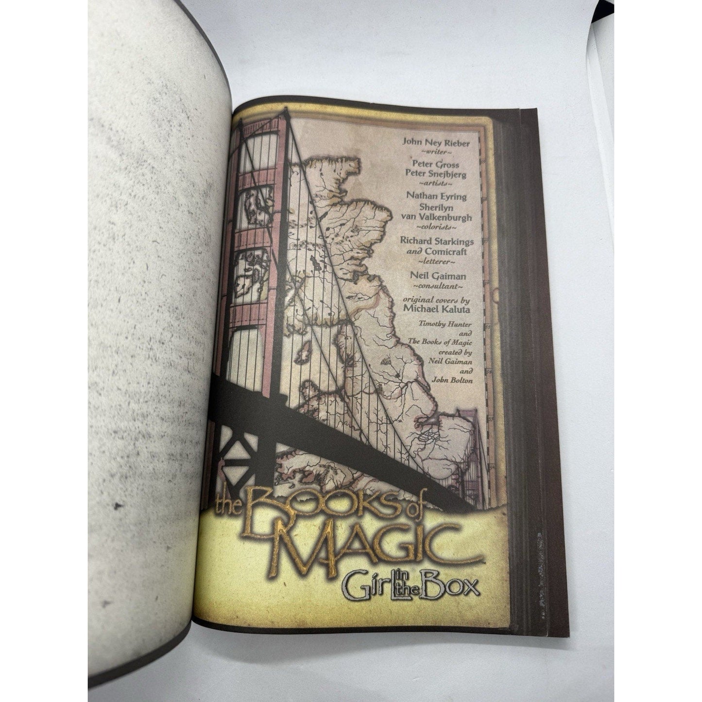 Books of Magic Girl in the Box Book 5 DC Vertigo TPB 1999 Rieber Gross Gaiman - thriftgoblin