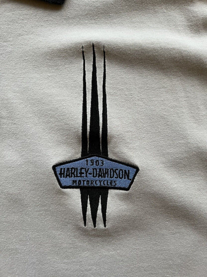 Bowler Harley Davidson Established 1903 Polo Shirt Men's Size Large SS Clean Fit - thriftgoblin