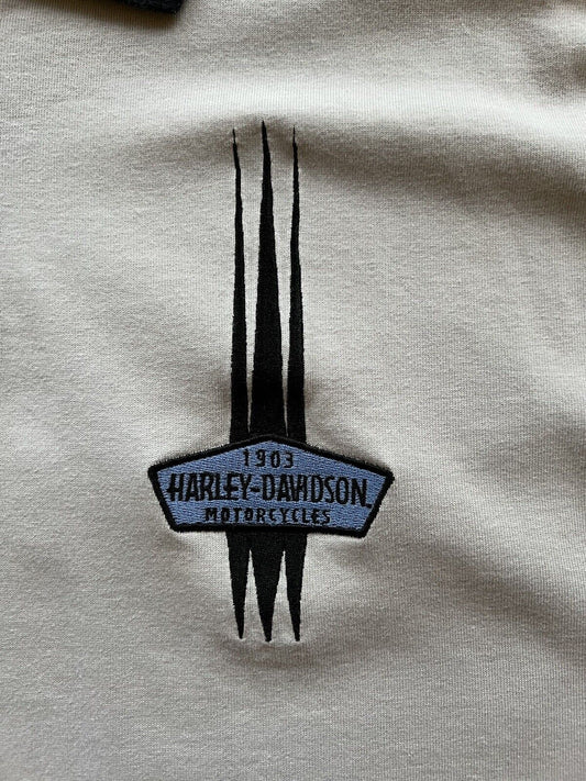 Bowler Harley Davidson Established 1903 Polo Shirt Men's Size Large SS Clean Fit - thriftgoblin