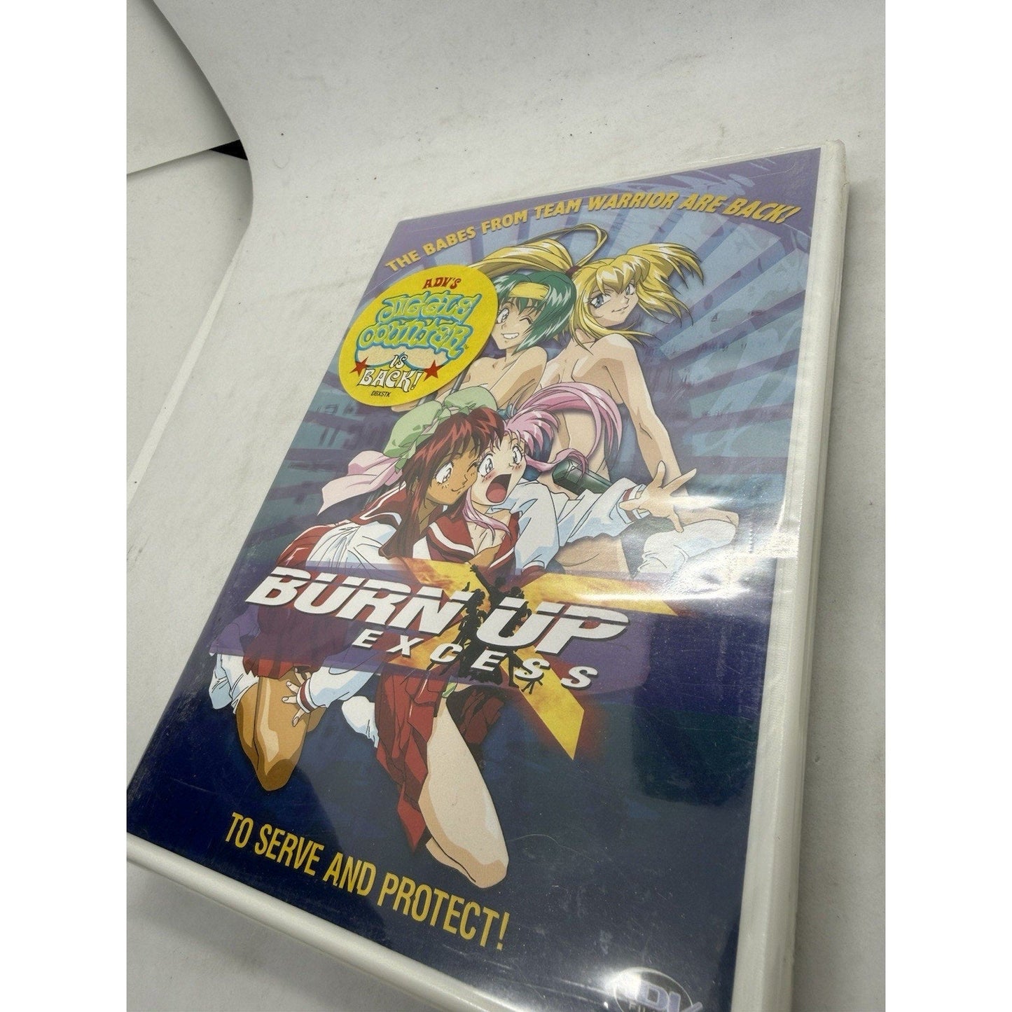 Burn - Up Excess Vol. 1 (2005 ADV Films DVD, Anime, Team Warrior, Jiggle Counter) - thriftgoblin