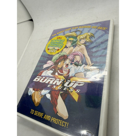 Burn - Up Excess Vol. 1 (2005 ADV Films DVD, Anime, Team Warrior, Jiggle Counter) - thriftgoblin