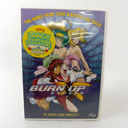 Burn - Up Excess Vol. 1 (2005 ADV Films DVD, Anime, Team Warrior, Jiggle Counter) - thriftgoblin