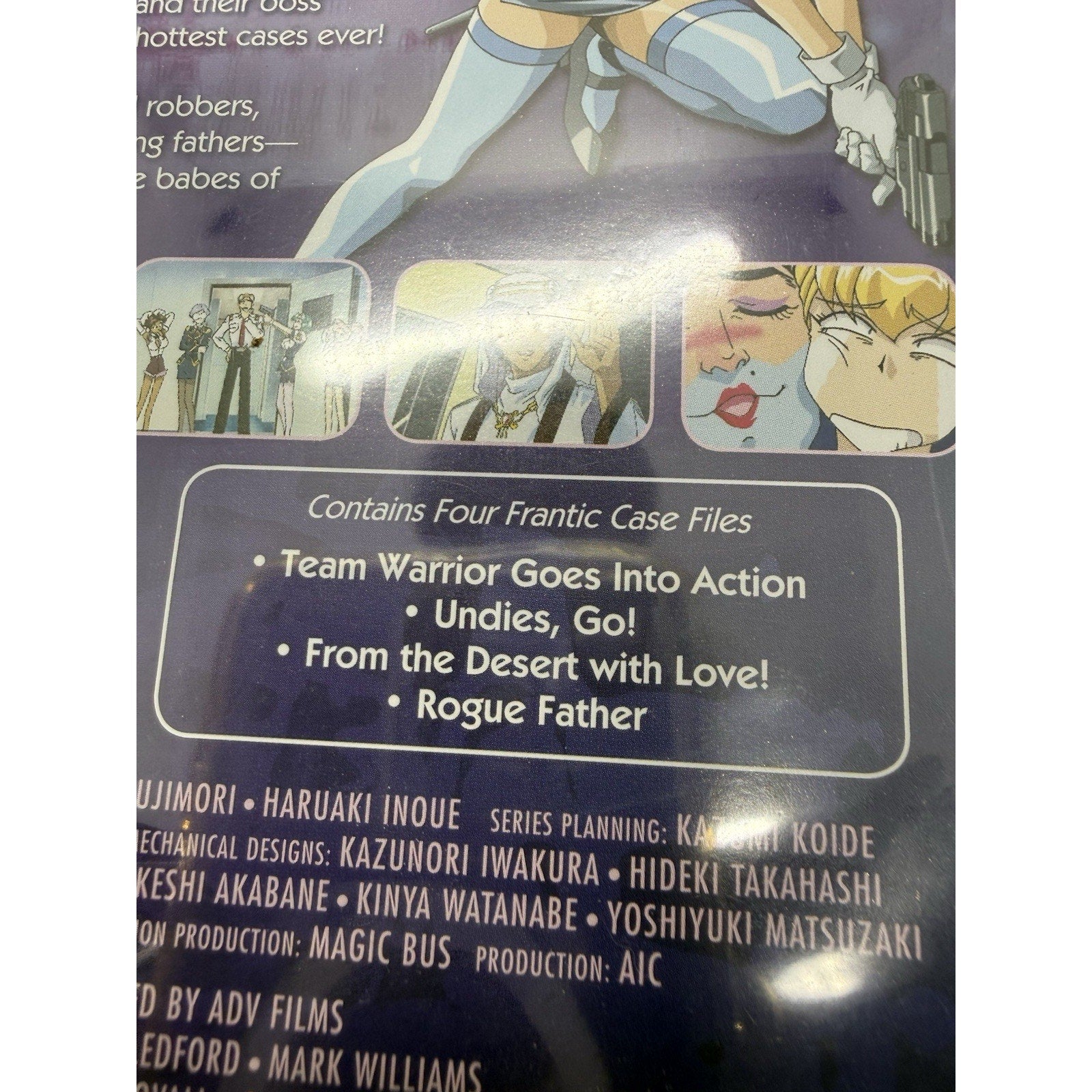 Burn - Up Excess Vol. 1 (2005 ADV Films DVD, Anime, Team Warrior, Jiggle Counter) - thriftgoblin
