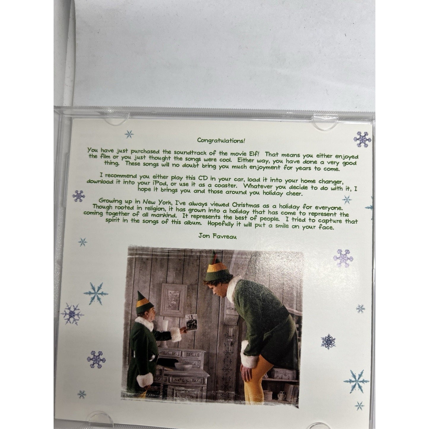 Elf Music From The Major Motion Picture CD Will Ferrell Holiday Soundtrack Disc