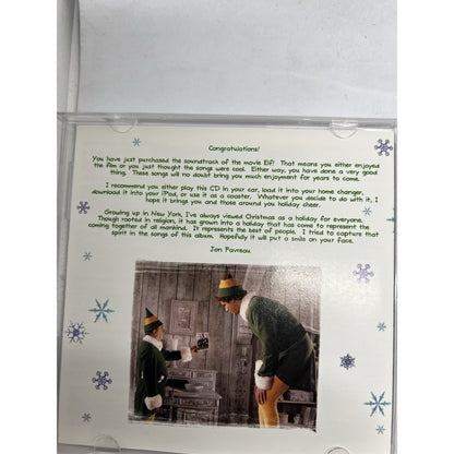 Elf Music From The Major Motion Picture CD Will Ferrell Holiday Soundtrack Disc