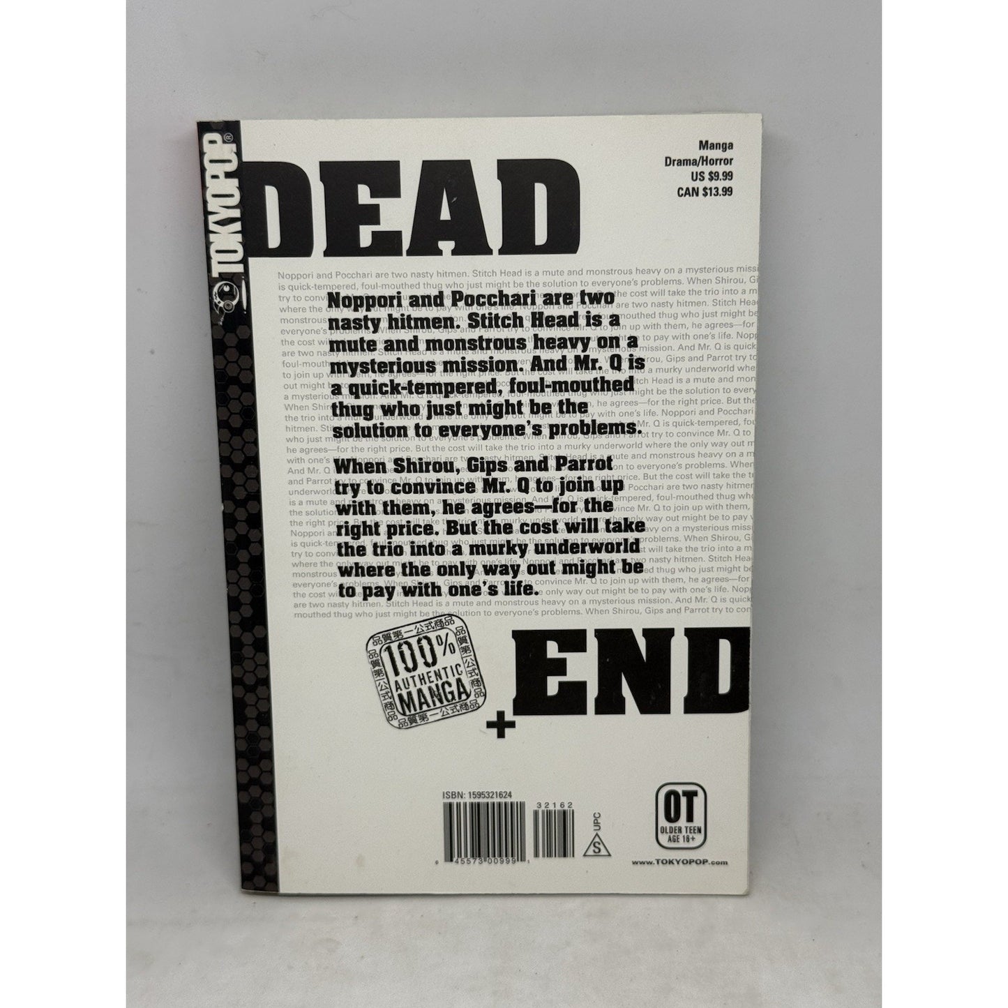 Dead End Volume 2 English Manga Shohei Manabe Tokyopop