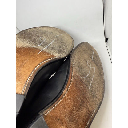 Allen Edmonds Delray Men's Leather Blucher Dress Shoe Size 12 D Black 1208 USA