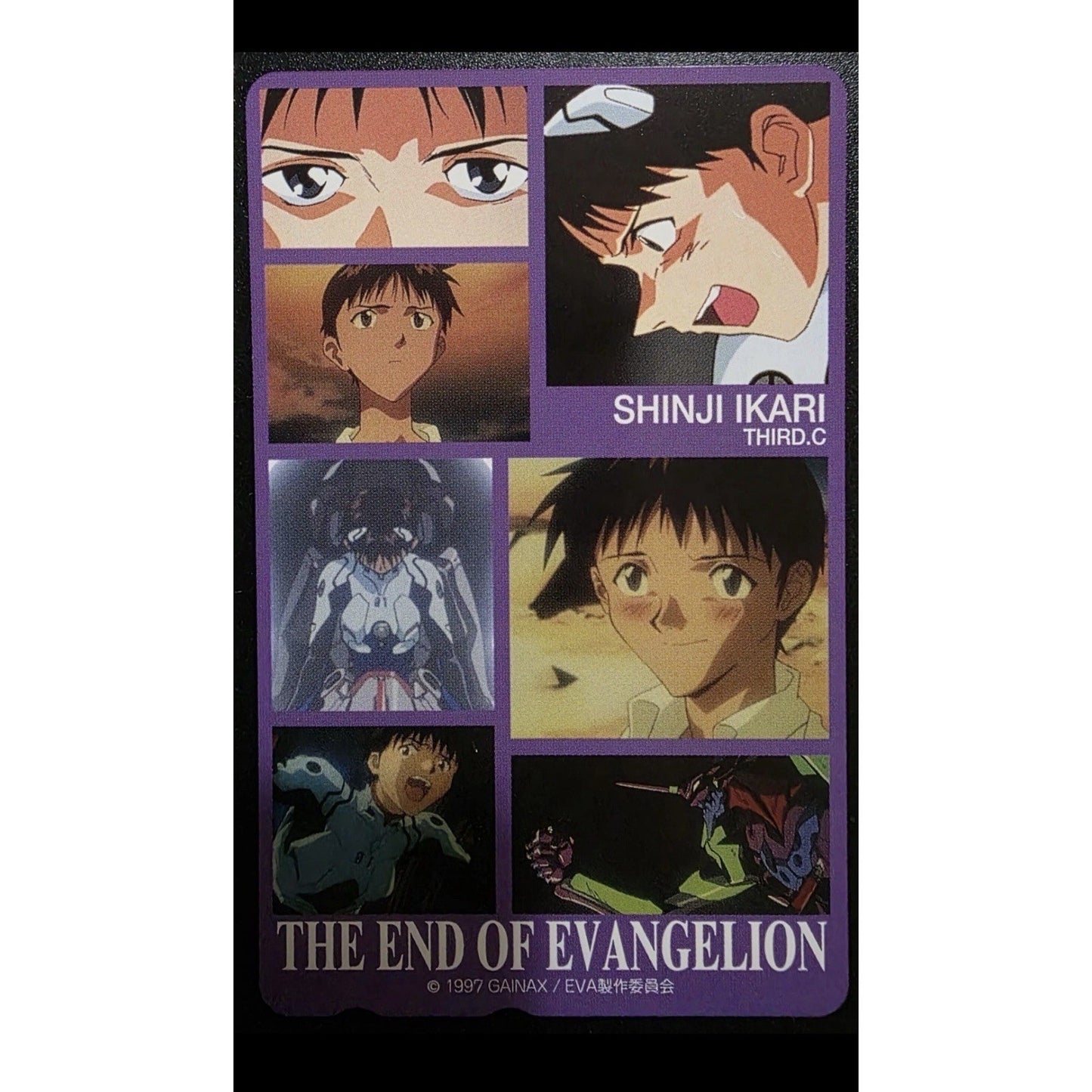 1997 End of Evangelion Shinji Ikari Third Child Japanese NTT Phone Card Teleca