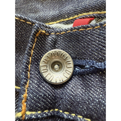 UNIQLO U Men’s Selvedge Denim Jeans 30x30 Raw Indigo Slim Straight Fit S001