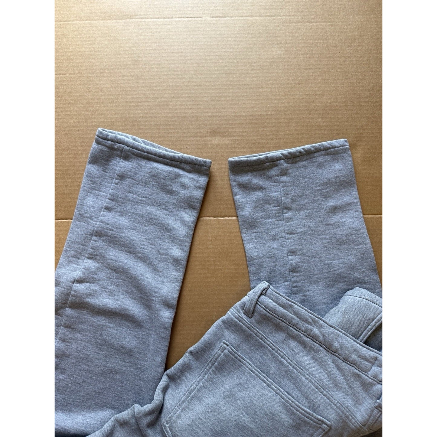 Naked & Famous Sweat Jeans Gray Fleece Joggers Men’s 33x36 Denim Look