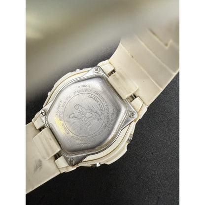 Casio Baby-G BGA-116 White Rainbow Dial Shock Resistant Quartz Watch Read Cute