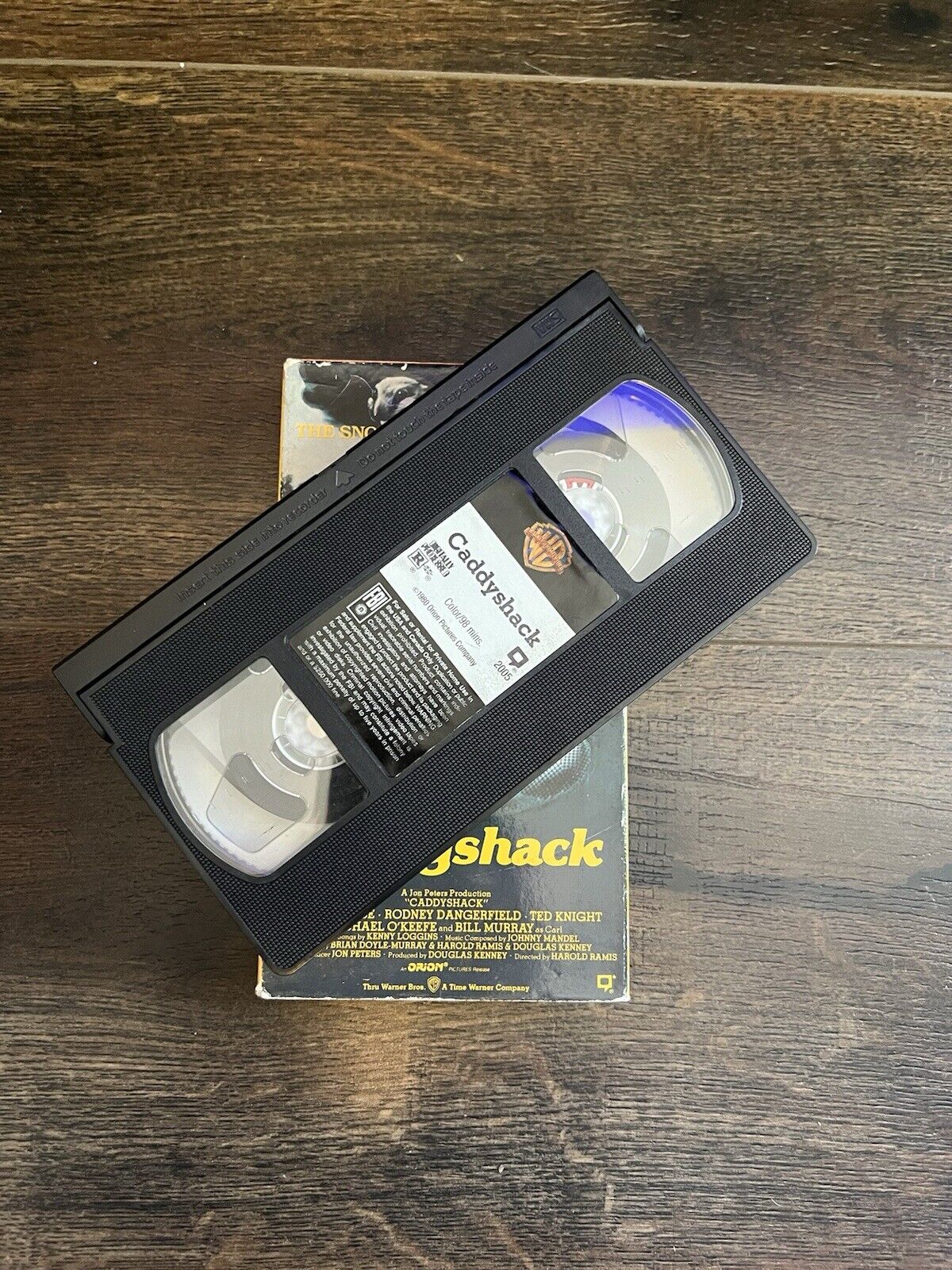 Caddyshack Movie VHS Tape Chevy Chase Rodney Dangerfield Bill Murray 1980 Tested - thriftgoblin