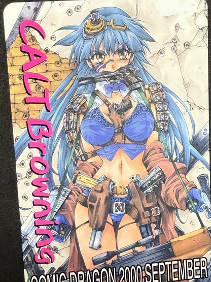 Calt Browning Comic Dragon September 2000 Sora Inoue Unused Japanese Telephone Card (Teleca) - Thrift GoblinTelephone Card