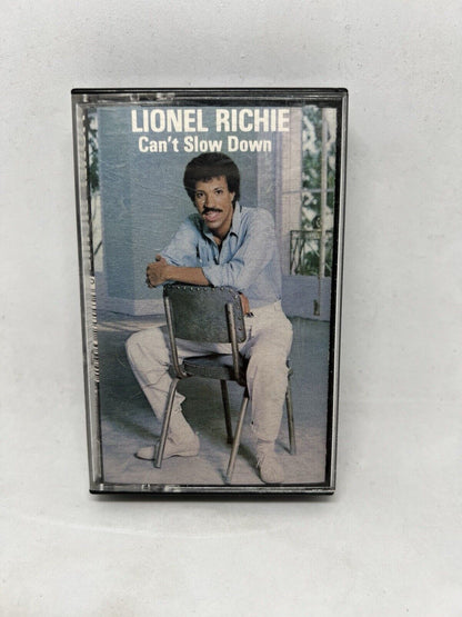 Can't Slow Down by Lionel Richie Cassette 1983 Motown Record Label Tested Class - thriftgoblin