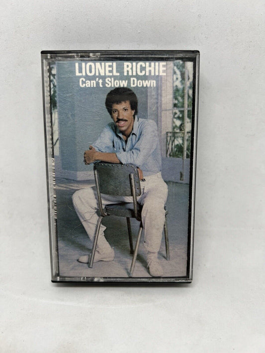 Can't Slow Down by Lionel Richie Cassette 1983 Motown Record Label Tested Class - thriftgoblin