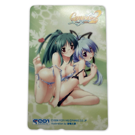 Canvas 2 DVD Mami Takeuchi Tomoko Fujinami Unused Japanese Telephone Card (Teleca)
