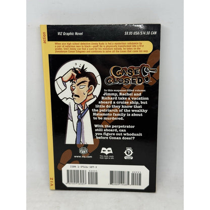 Case Closed Vol 3 Manga Gosho Aoyama VIZ Detective Conan Action 2004 Mystery Eng - thriftgoblin