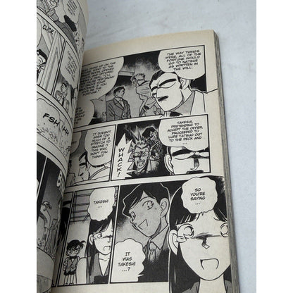 Case Closed Vol 3 Manga Gosho Aoyama VIZ Detective Conan Action 2004 Mystery Eng - thriftgoblin