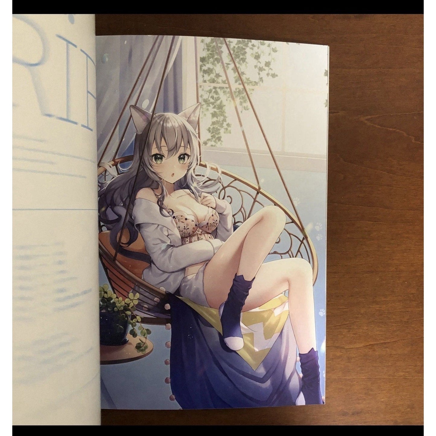 Cat Grooming Art Book by Momokichi Tokyo Illustration Week Japan Neko Waifu - thriftgoblin