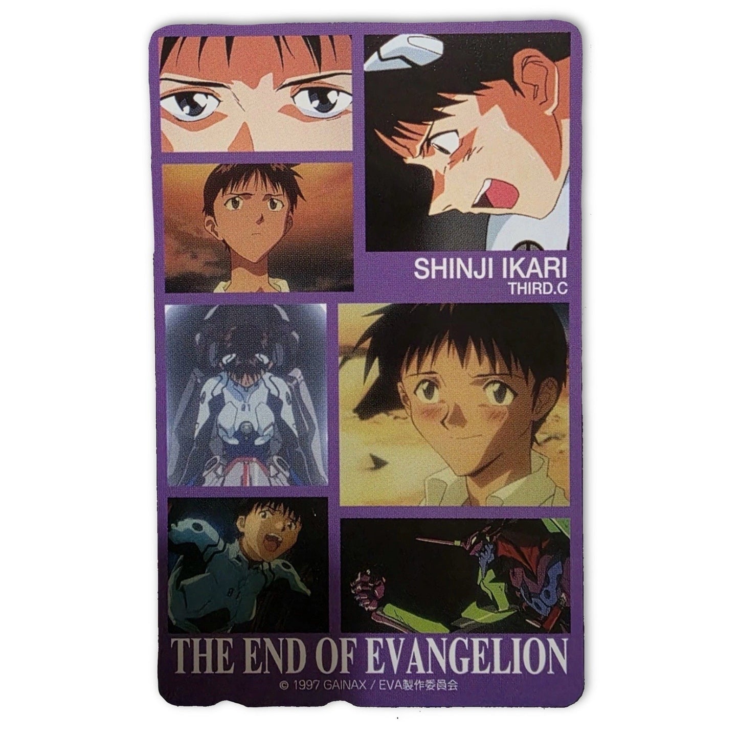 1997 End of Evangelion Shinji Ikari Third Child Japanese NTT Phone Card Teleca