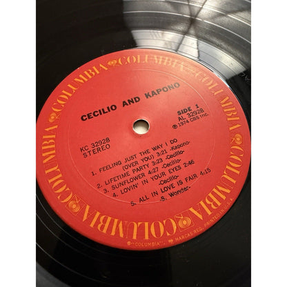 Cecilio & Kapono Self - Titled 1974 Vinyl LP Columbia KC 32928 Hawaiian Soft Rock - thriftgoblin