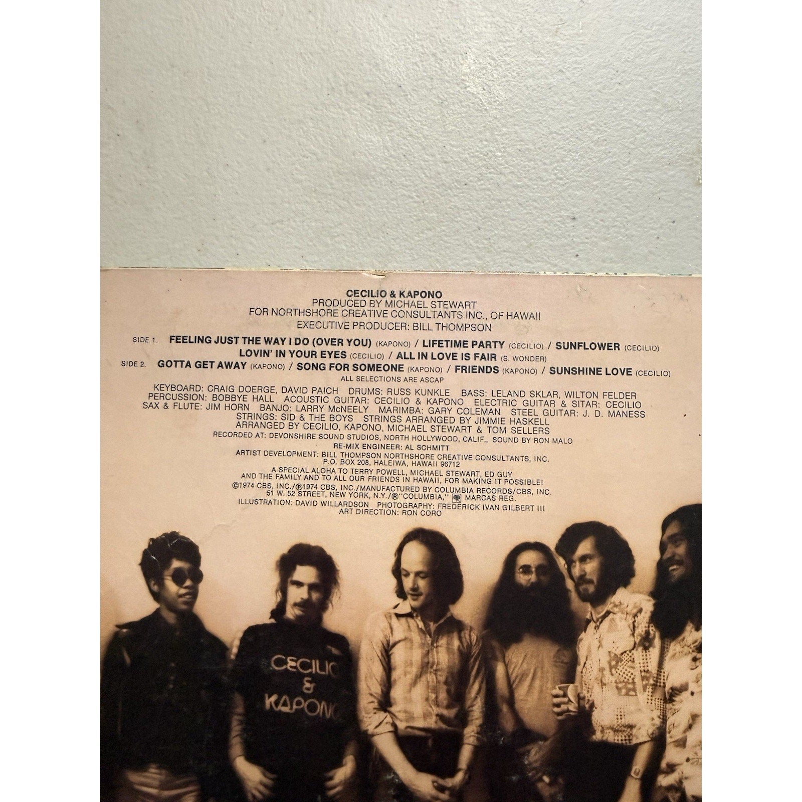 Cecilio & Kapono Self - Titled 1974 Vinyl LP Columbia KC 32928 Hawaiian Soft Rock - thriftgoblin