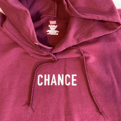 Chance The Rapper Hoodie Sweatshirt Mens Medium Red 3 Three - thriftgoblin