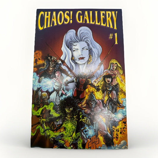 Chaos! Gallery 1 (1997) Chaos! Comics Lady Death Purgatori Evil Ernie Pin - Up - thriftgoblin