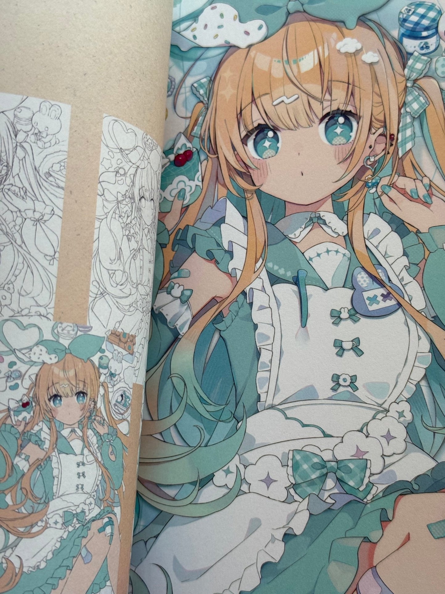 CHON* Peppy Poppy Original Illustration Artbook Doujin Comitia 150 2024 B5 - thriftgoblinArt Book