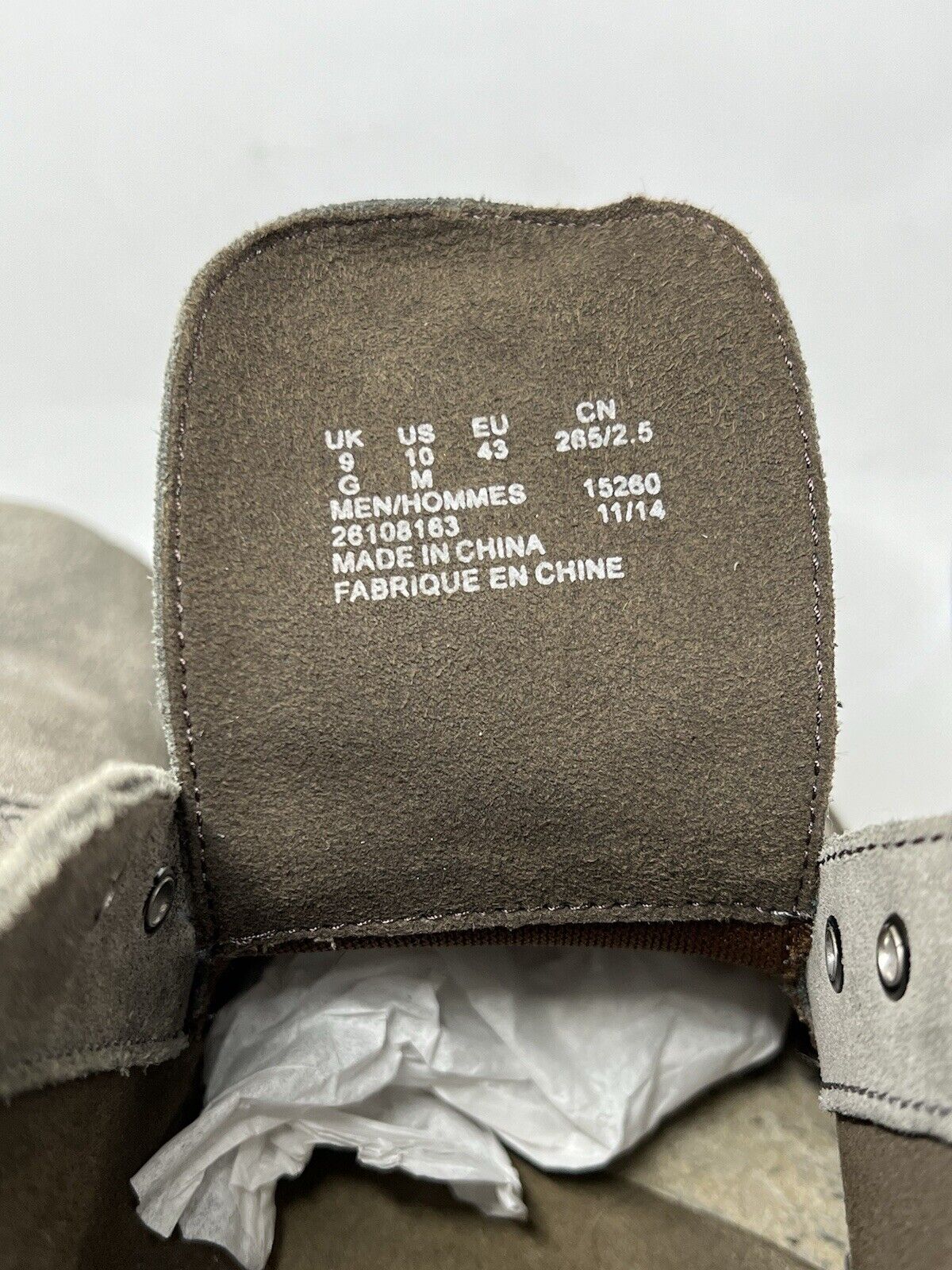 Clarks Boots Mens 10 M Bushacre II Desert Ankle Chukka 15260 Brown Leather Suede - thriftgoblin