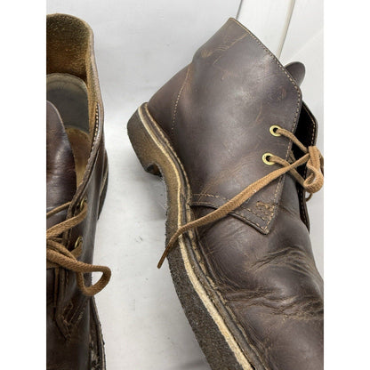 Clarks Originals Desert Chukka Boot 26101682 M 11 Brown Leather Gum Sole Shoes - thriftgoblin