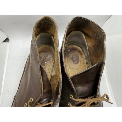 Clarks Originals Desert Chukka Boot 26101682 M 11 Brown Leather Gum Sole Shoes - thriftgoblin