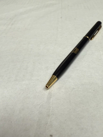 Club 33 Disney Set Of Disneyland Pen Ballpoint Retired Logo Black Gold Disneyana - thriftgoblin