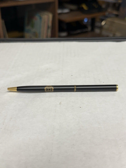 Club 33 Disney Set Of Disneyland Pen Ballpoint Retired Logo Black Gold Disneyana - thriftgoblin