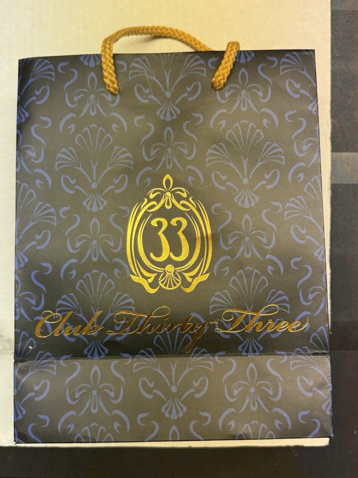 Club 33 Gift Bag, Small Club 33 Disney Souvenir Gift Bag, Disneyland Collectible - thriftgoblin
