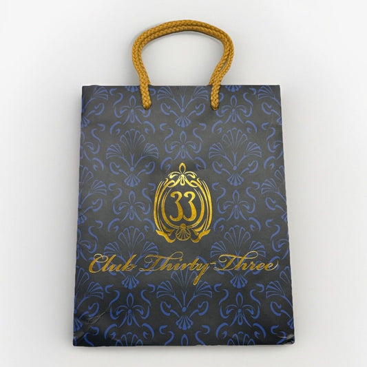 Club 33 Gift Bag, Small Club 33 Disney Souvenir Gift Bag, Disneyland Collectible - thriftgoblin