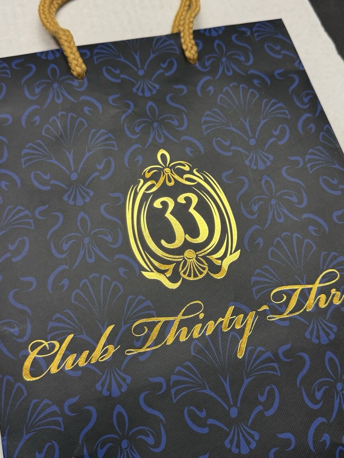 Club 33 Gift Bag, Small Club 33 Disney Souvenir Gift Bag, Disneyland Collectible - thriftgoblin