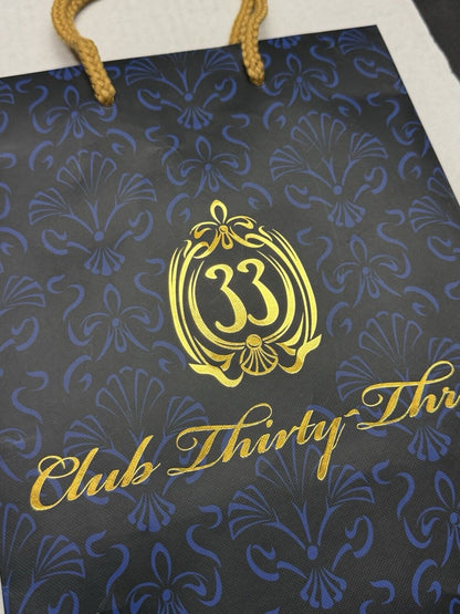 Club 33 Gift Bag, Small Club 33 Disney Souvenir Gift Bag, Disneyland Collectible - thriftgoblin