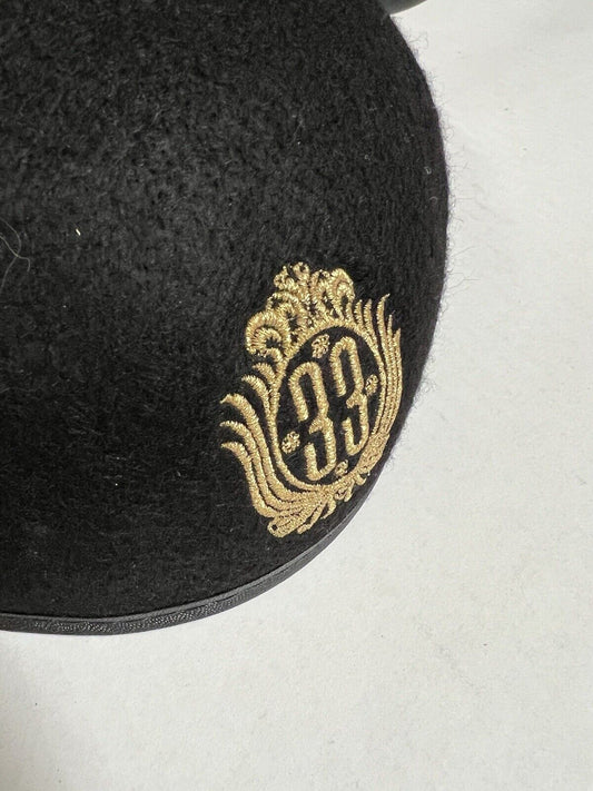 Club 33 Mickey Mouse Ears Cap Black Adult Hat Headwear Rare Disneyland Disneyana - thriftgoblin