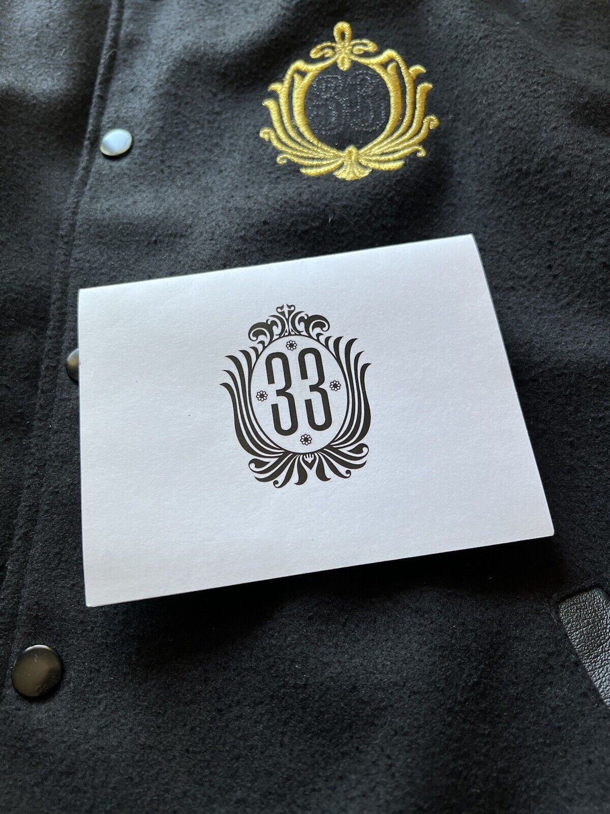 Club 33 Varsity Jacket. 50th Anniversary. Art Lewis Illuminations. One Of A Kind - thriftgoblin