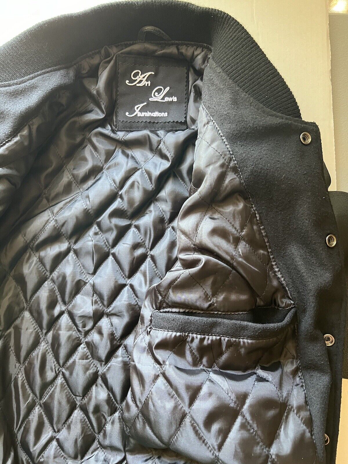 Club 33 Varsity Jacket. 50th Anniversary. Art Lewis Illuminations. One Of A Kind - thriftgoblin