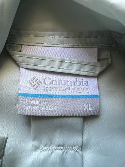 Columbia Men's Center Ridge Windbreaker XM0287 Size XL Hike. Green. Lightweight - thriftgoblin
