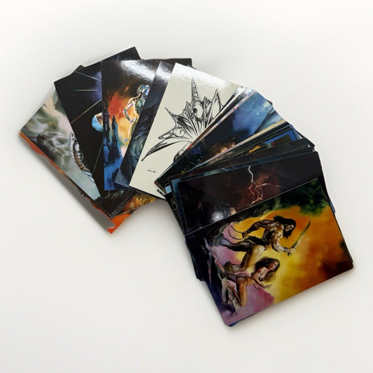 Complete 1994 Julie Bell Champions of the Galaxy Trading Card Set (CARDZ) Chrome - thriftgoblin