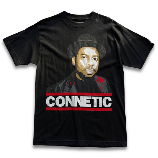 Connetic Run DMC Mens Black Crewneck Streetwear Graphic Tshirt. Rap Tee Hip Hop - thriftgoblin