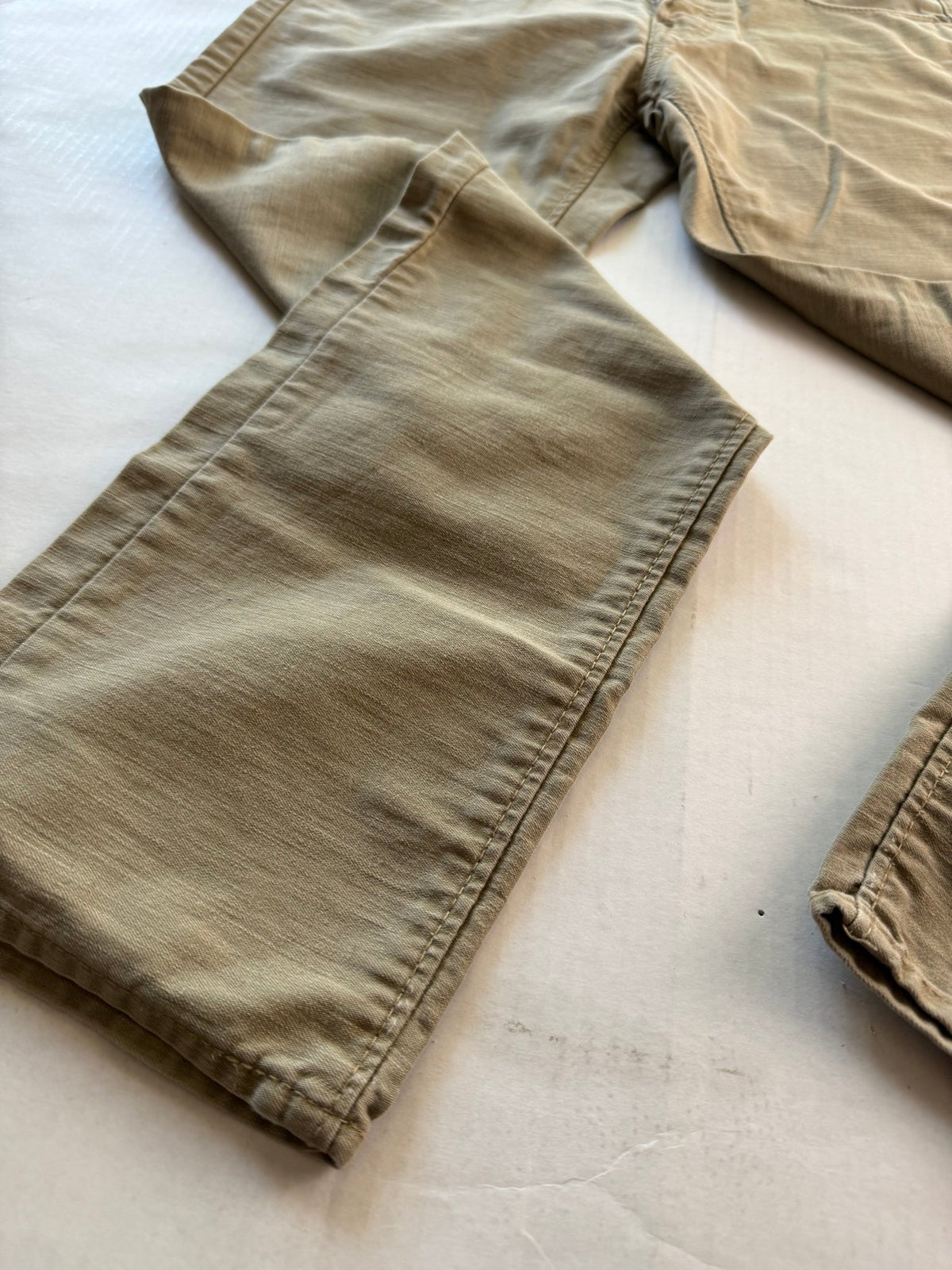 Cootie Productions Five Pocket Button Fly Slub Cotton Pants Tan Size 30 Japan - Thrift GoblinPants