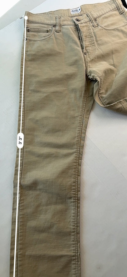 Cootie Productions Five Pocket Button Fly Slub Cotton Pants Tan Size 30 Japan - Thrift GoblinPants