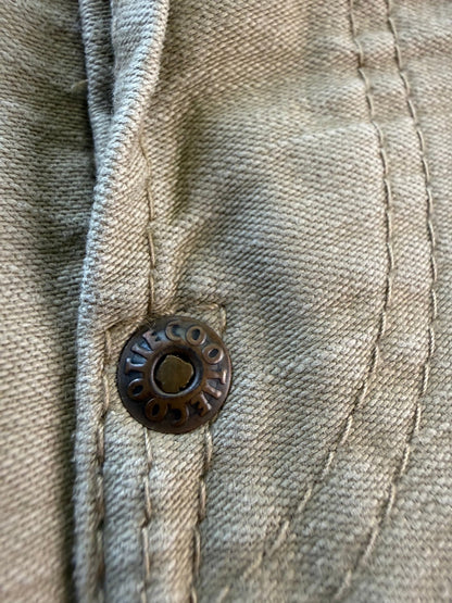 Cootie Productions Five Pocket Button Fly Slub Cotton Pants Tan Size 30 Japan - Thrift GoblinPants