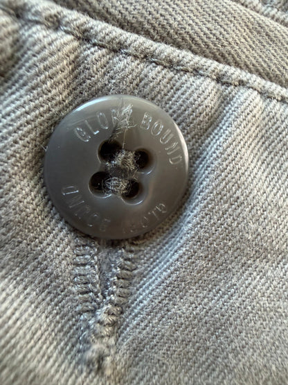 Cootie Productions MO164 Gray Work Pants Button Fly Size M Japan - Thrift GoblinPants