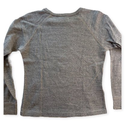 Cootie Productions Thermal T-Shirt Gray Honeycomb Waffle Size Small Japan - Thrift GoblinT-Shirt