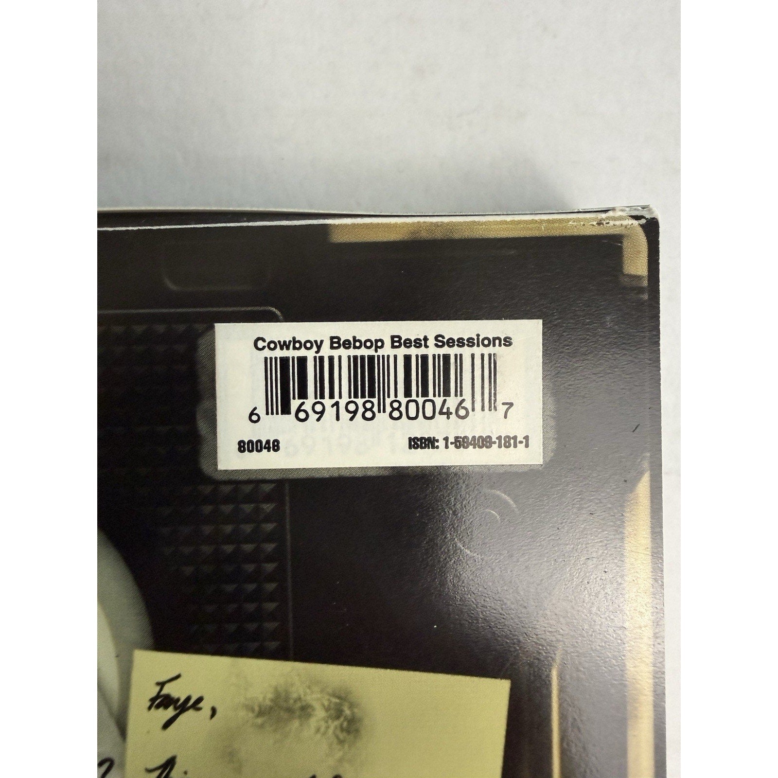 Cowboy Bebop Best Sessions 2 - Disc DVD Set Bandai Entertainment Anime Watanabe - thriftgoblin